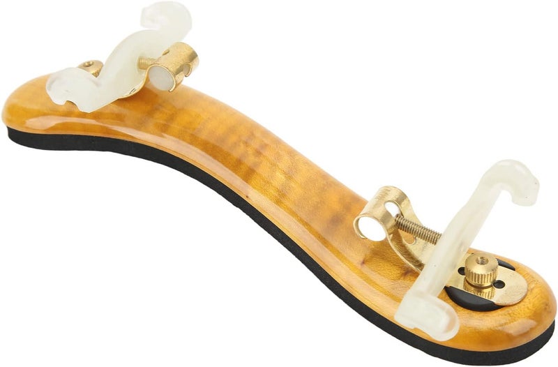 Vokers Violin Shoulder Rest, Good Match Wood Violin Shoulder Pad Portable Instrument Accessory for Performance 4/4, Height Adjustable Feet Violin, Universal Type Violin Parts for Party Wedding - Image 2