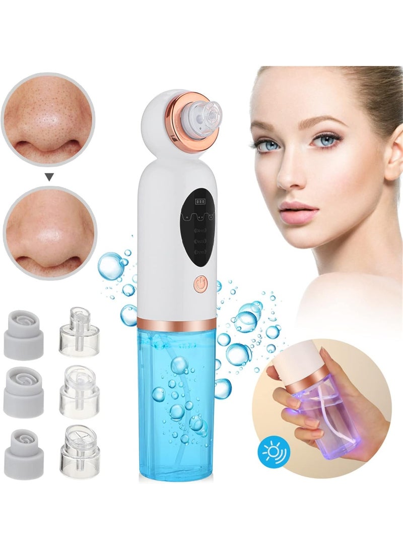 Electric Facial Cleanser with Water Cycle System for Deep Cleansing & Blackhead Removal, Portable Rechargeable Face Cleaning Device for Pore Care, Gentle Exfoliation & Skin Refreshing, Suitable for All Skin Types, White - Image 2