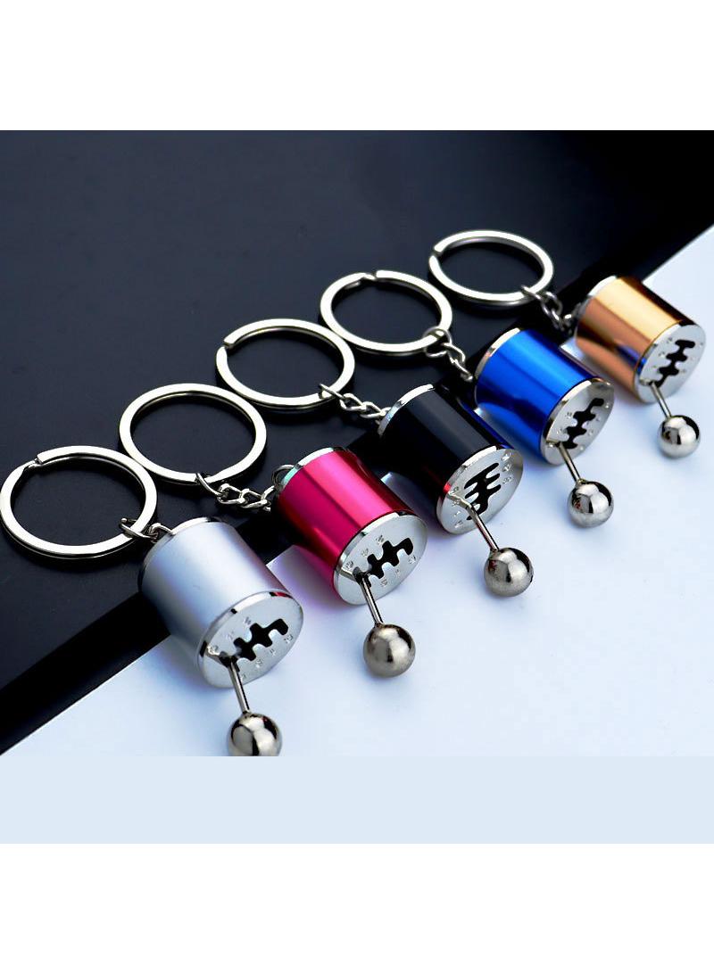 general 5-Piece Zinc Alloy 3D Manual Gearbox Keychain Set - Image 1