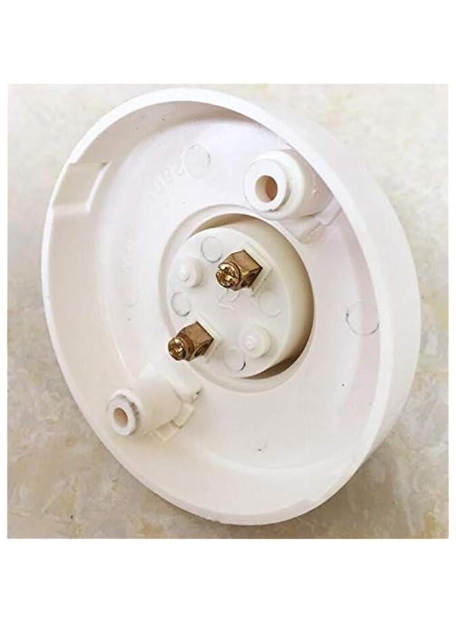 5 قطع قاعدة مصباح شائعة E27 قاعدة بلاستيكية مستديرة لحامل المصباح لامبة بيضاء قاعدة E27 - Image 3