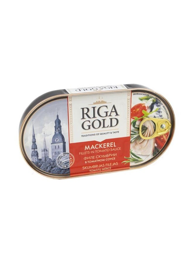 Atlantic Mackerel Fillet, In Tomato Sauce - 190g, Latvia