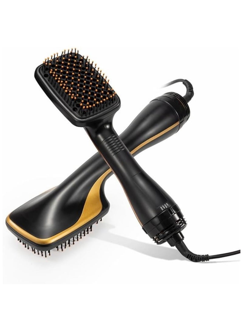 TIGER 2-in-1 Hair Dryer and Straightener Brush, Ionic Hot Air Styler with Frizz Control, Fast Drying, Detangling, Volumizer Comb, Ceramic & Tourmaline Technology, Multiple Heat Settings, for Smooth & Shiny - Image 5