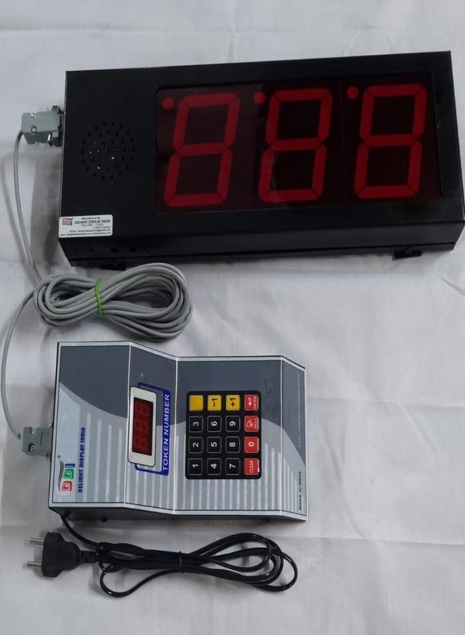 DDI Delight Display India Token Display With English Voice Character Height 4 Inch (Data Cable 5 Meter) - Image 4