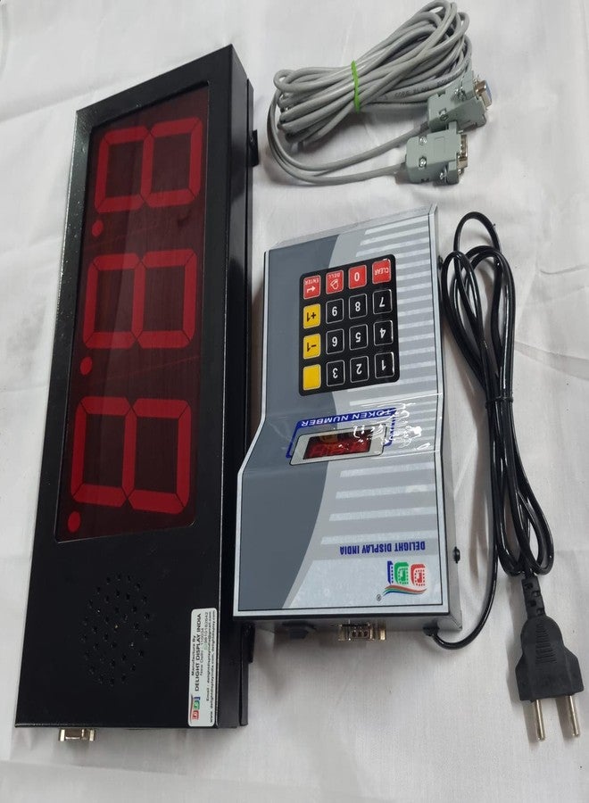 DDI Delight Display India Token Display With English Voice Character Height 4 Inch (Data Cable 5 Meter) - Image 3