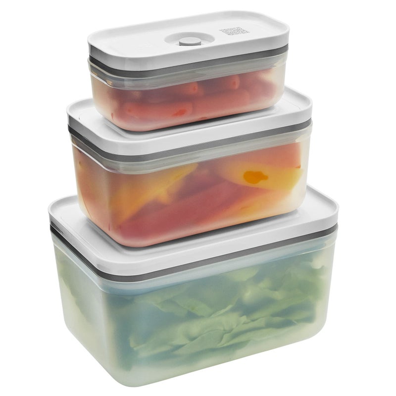 ZWILLING Fresh & Save 3-pc Plastic Food Storage Container, Meal Prep Container, BPA-Free- Assorted Sizes - Image 1