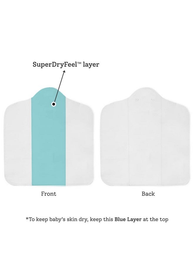 سوبربوتمز مجموعة من قطعتين من وسادات دراي فيل ماجيك | وسادات نقع/حشوات حفاضات قماشية للأطفال من فري سايز أونو - Image 2