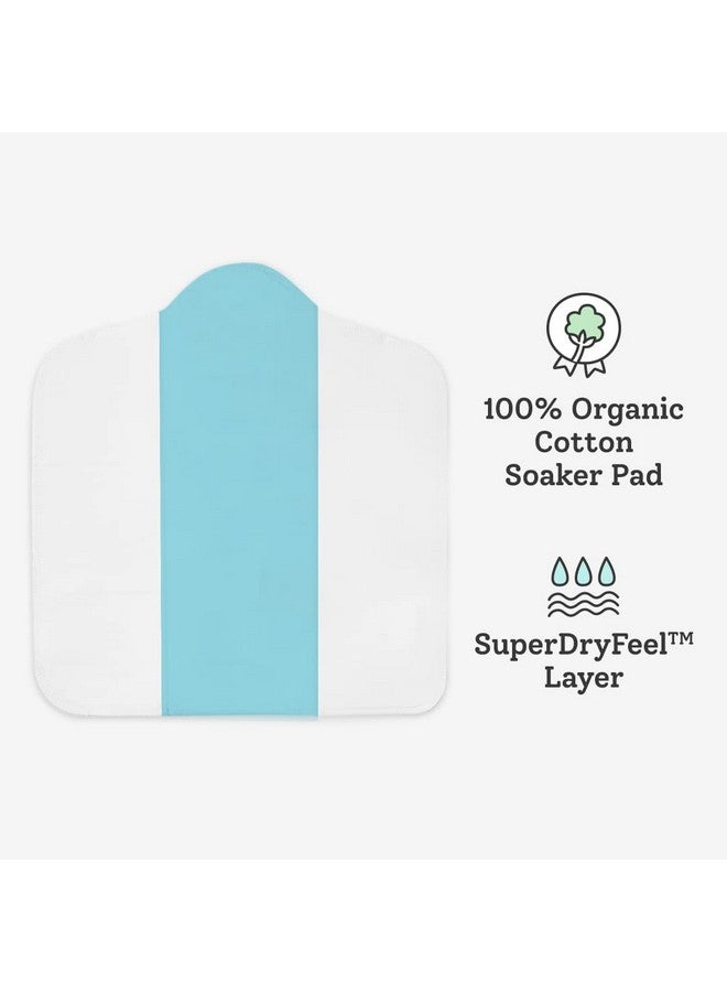 سوبربوتمز مجموعة من قطعتين من وسادات دراي فيل ماجيك | وسادات نقع/حشوات حفاضات قماشية للأطفال من فري سايز أونو - Image 3