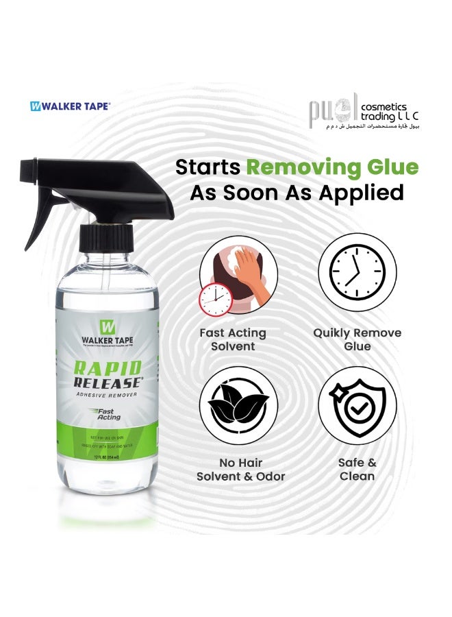 Walker Tape® Rapid Release Adhesive Remover – Fast-Acting Citrus Solvent for Hair Systems – Oil-Based Wig & Toupee Cleaner – Safe for All Hair Units – Quick Solvent Soak Remover – Lace Wig Adhesive Remover for Men & Women – Salon-Grade Hairpiece Cleaning Solution – Residue-Free Hair System Care - Image 5