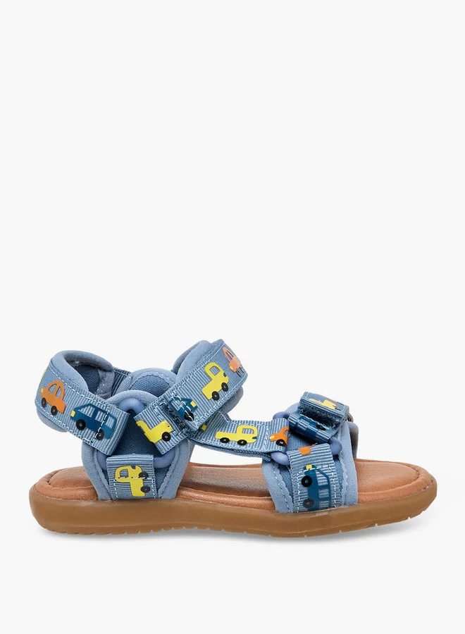 بيرفيت Boys Car Print Sandals