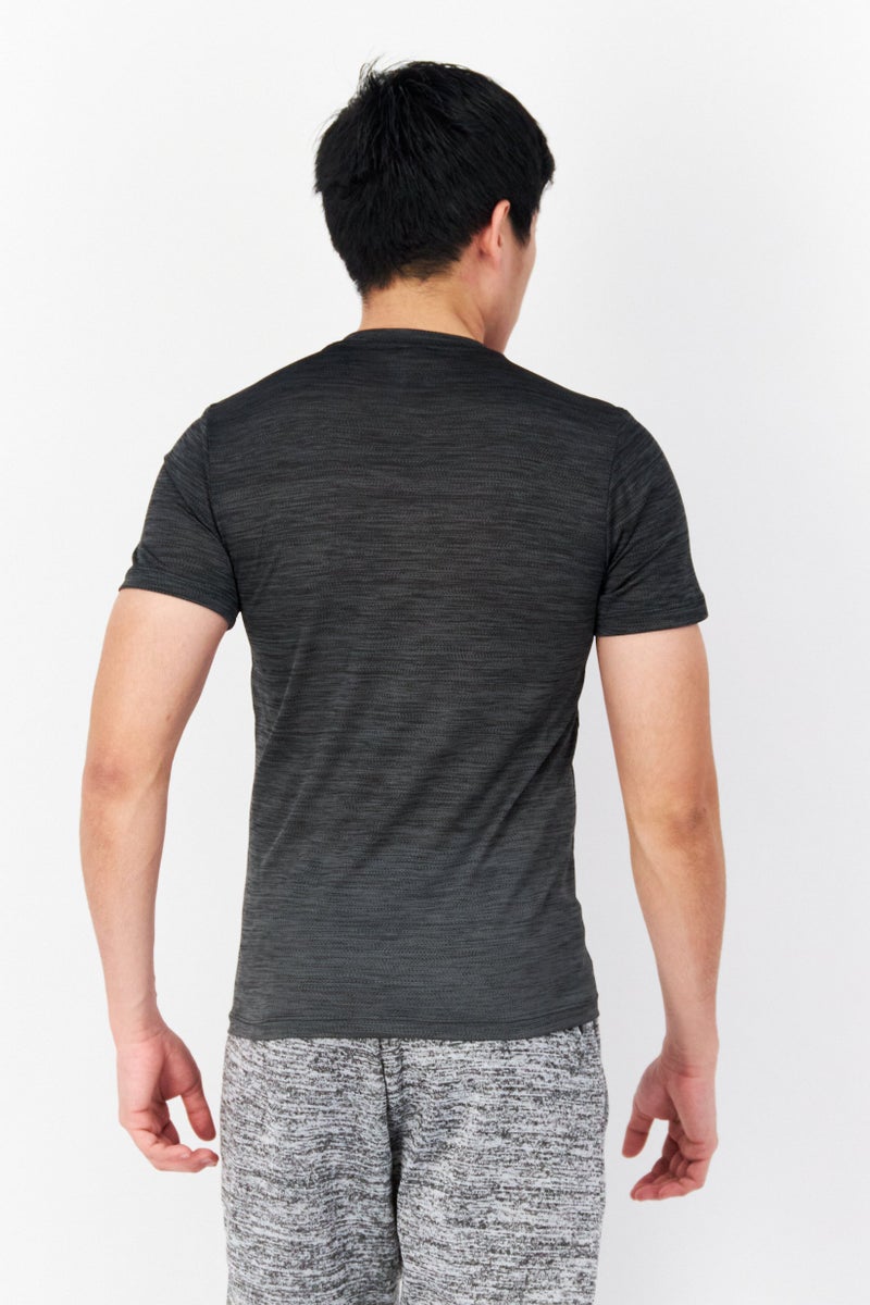 Adidas تي شيرت رياضي للرجال، رمادي، مناسب للتدريب - Image 4