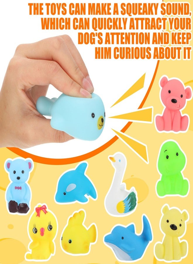 Liliful 18 Pcs Latex Squeaky Dog Toys 3.5 Inch Dog Squeaky Toys Soft Rubber Chew Toys Durable Fetch Play Animal Balls Toy for Small Dogs Puppy Medium Pets Dogs - Image 3
