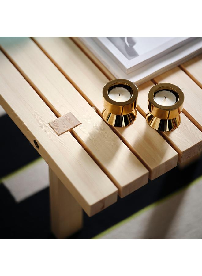 erorex Candlestick/Tealight Holder, Brass-Colour, 6 Cm - Image 4