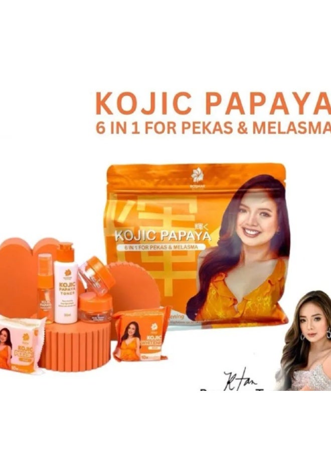 Kojic Papaya 6 in 1 for Pica and Melasma 10x Instant Whitening Kit - Image 2