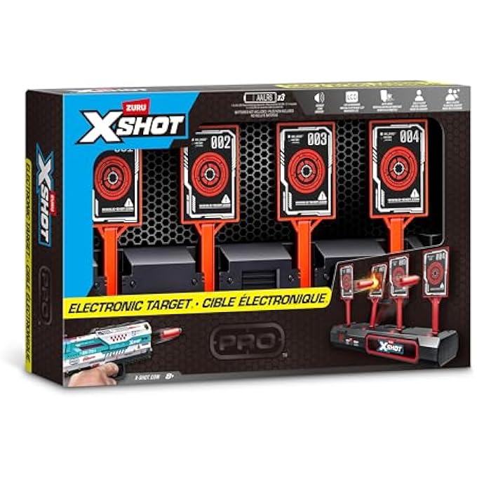 INTERACTIVE TARGET S1 ELECTRONIC AUTO RESET TRAINING SYSTEM WITH DYNAMIC SOUND EFFECTS, PORTABLE INDOOR OUTDOOR DART BLASTER TOY GAME FOR KIDS AGES 8 AND UP - Image 4