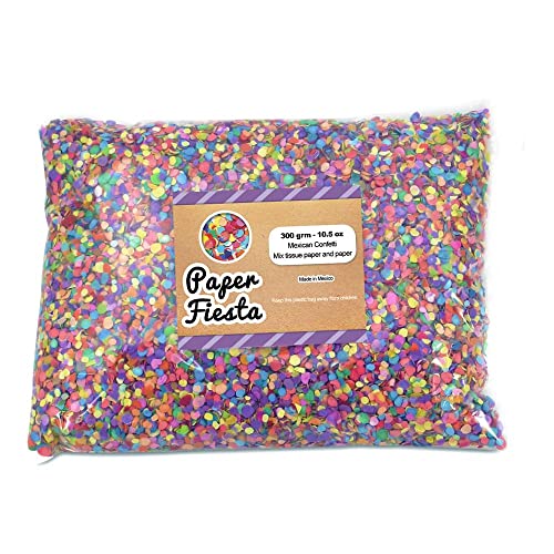 More Fiesta Paper Mexican Confetti Bag with 300 grams - Great Easter Egg Filler - Image 1
