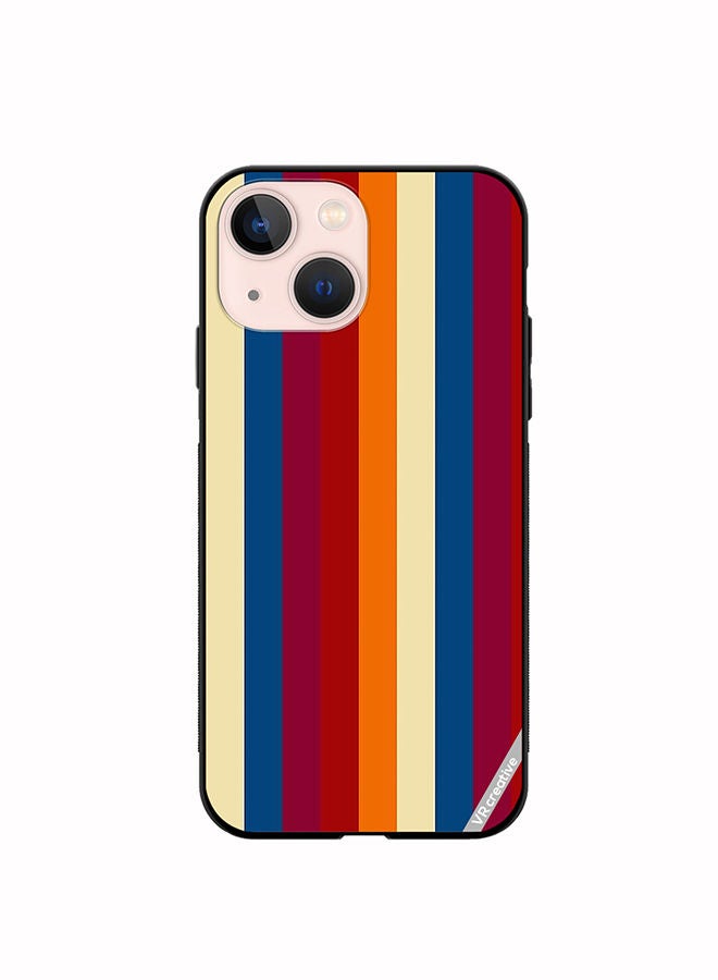 VR CREATIVE Protective Case Cover For Apple iPhone 14 Plus Layers Design Multicolour - Image 1