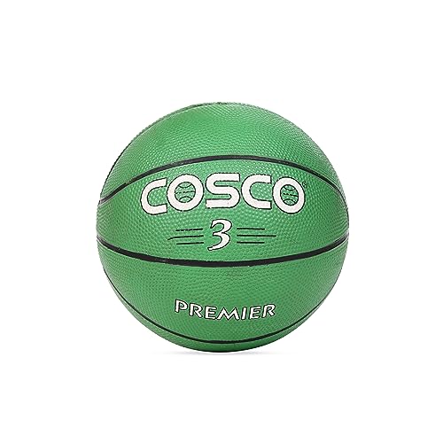 Cosco Premier Leather Basketball, Size 3 (Multicolour) - Image 1