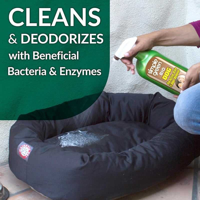 simple green Bio Active Stain & Odor Remover for Pet & Carpet- Pet & People Safe - 32oz Spray - Image 3