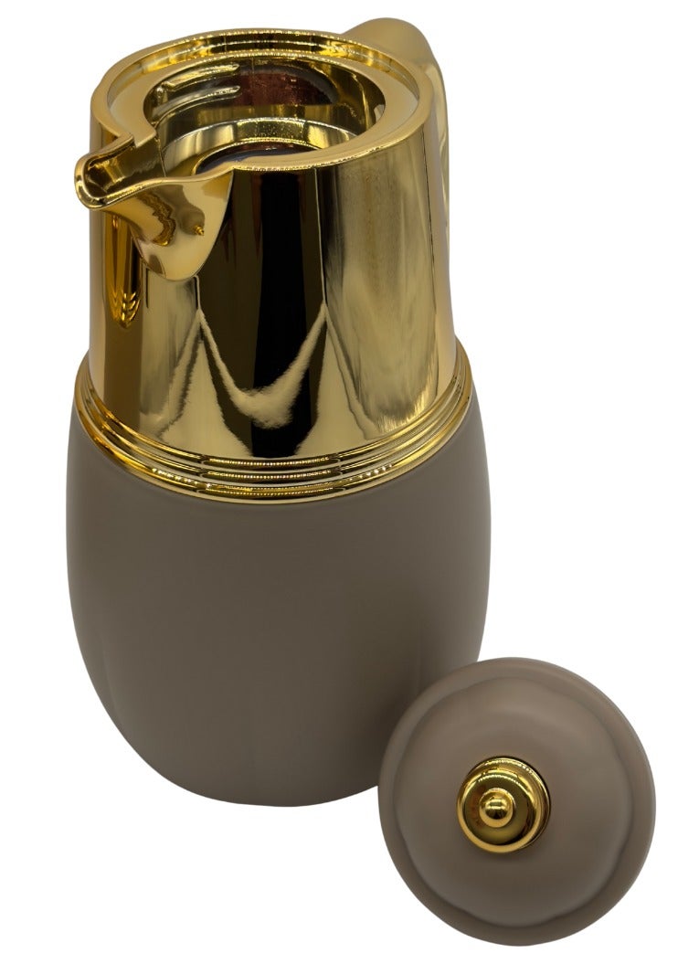AL-GANNAS 2 Peice Thermos Set for Tea & Coffee | 1L & 0.7L | High-Quality with 2-Year Heat Retention Warranty | Elegant New Design - Image 3