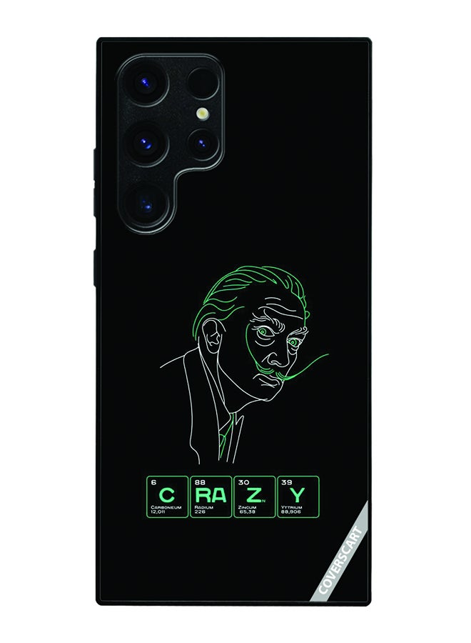 COVERSCART Protective Case Cover For Samsung Galaxy S24 Ultra Crazy Design Black