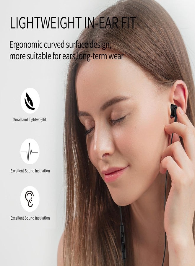 SoundMAGIC E80D USB-C in-Ear Stereo Headphones, L-Shape Plug, in-Line Controller, Metal Housing, 10mm Dynamic Drivers, Water/Dust Proof, Black - Image 5