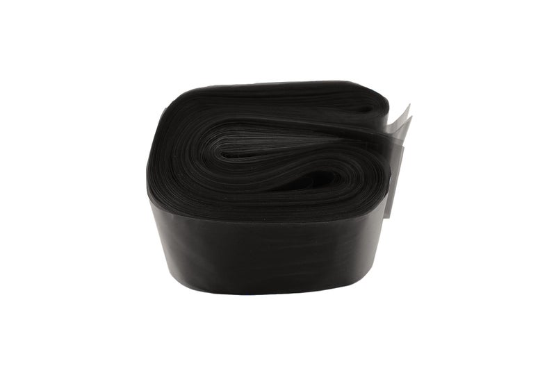 HuoHuo 100PCS Clip Cord Sleeves,Box Plastic Clip Cord Sleeves black,Disposable Hygiene Clip Cord Covers,One Box of 100PCS Plastic black Clip Cord Sleeves,Machine Bags(Black) - Image 1