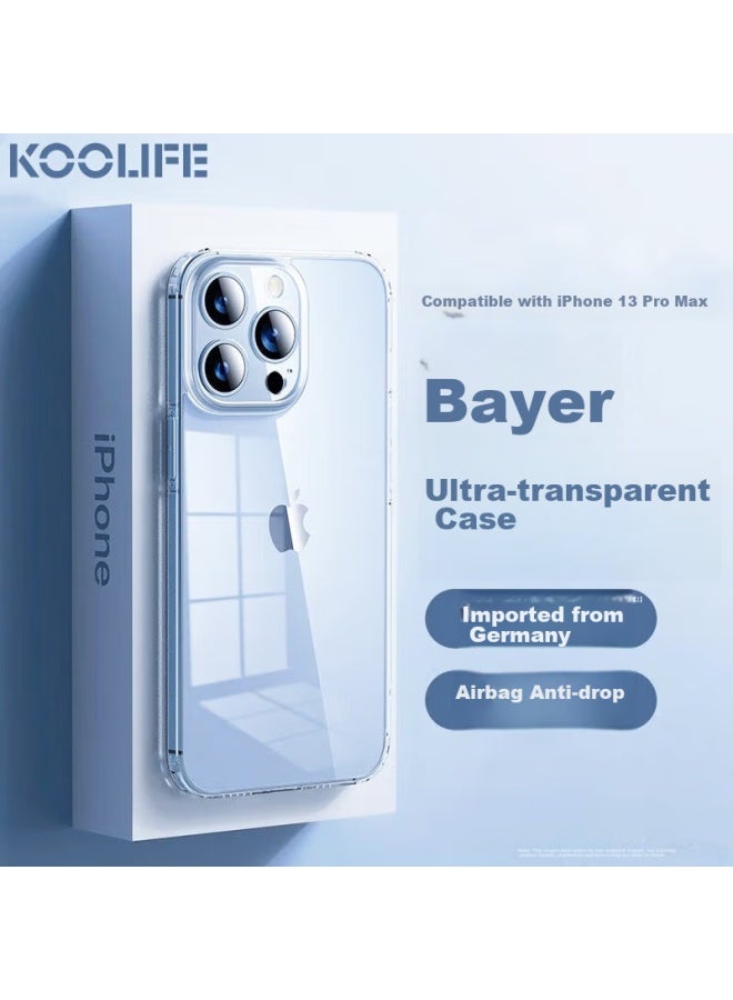 Koolife Compatible With Apple 13 Pro Max Phone Case, Iphone 13 Pro Max Protective Cover, Bayer Material Full Coverage Transparent Silicone Shockproof Case, Ultra-thin Airbag Soft And Hard Shell For Men And Women - Image 1