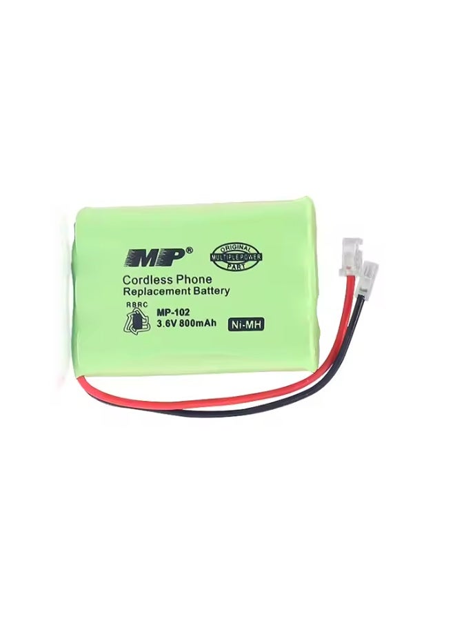 أم بي بطارية  AAAx3 قابلة لإعادة الشحن 3.6V 800mAh – بطارية بديلة لهواتف الاتصال اللاسلكية والألعاب والأجهزة الإلكترونية - Image 1