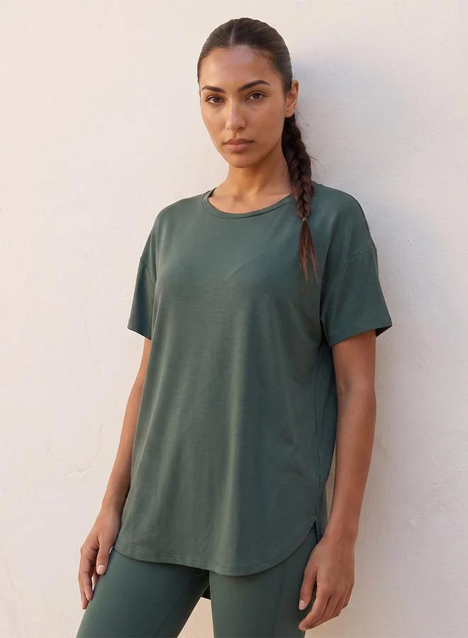 Splash Active 2 Way Stretch Boxy T-shirt