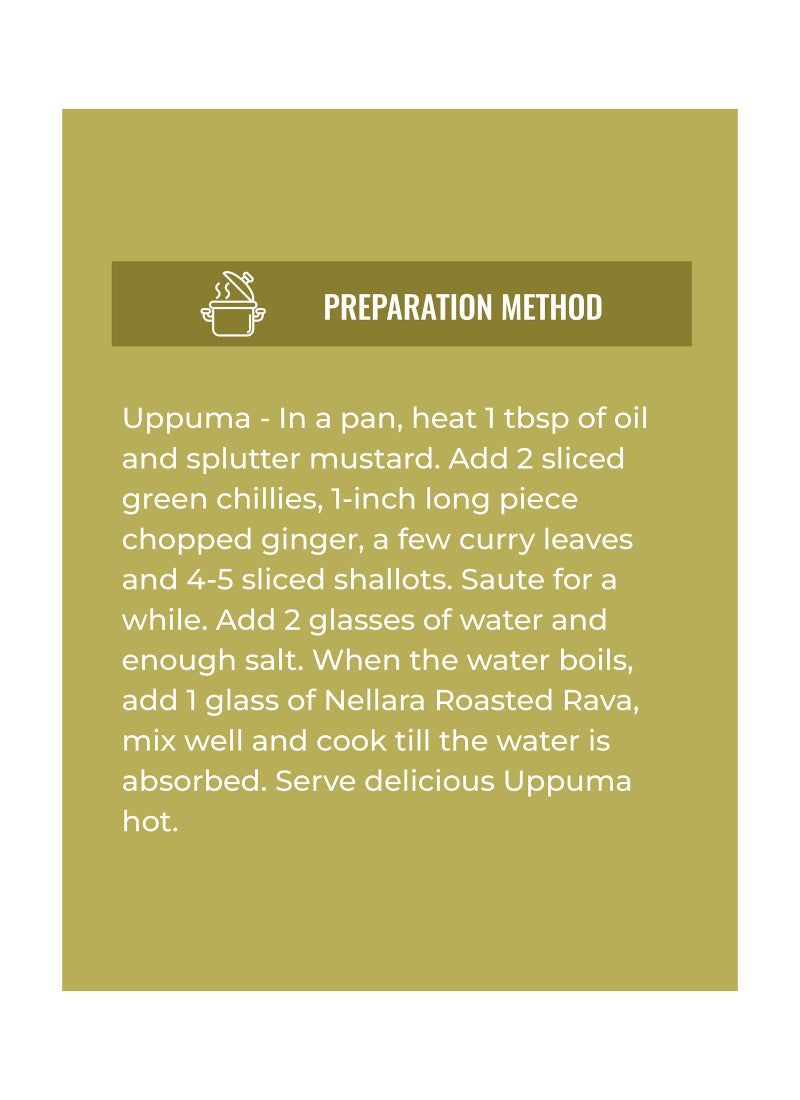 Nellara Roasted Rava - Image 3