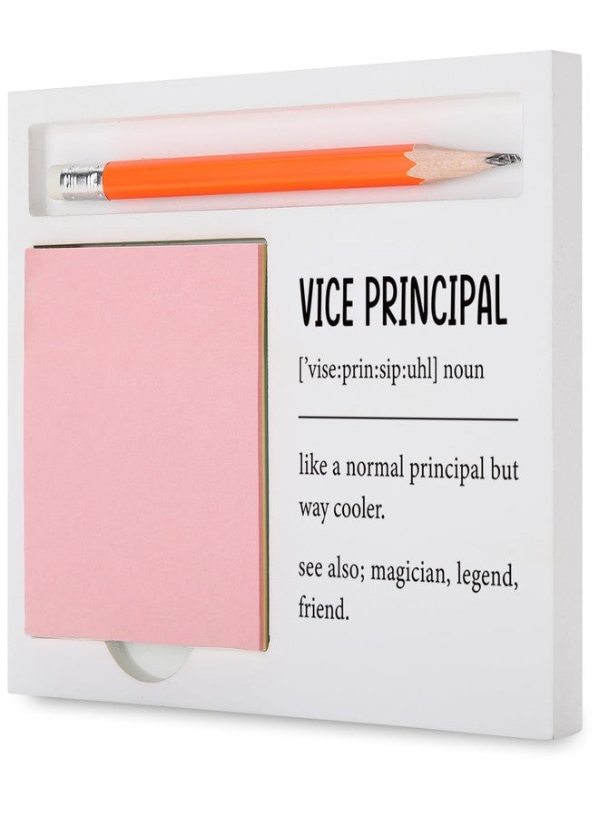 TRCENDE Vice Principal Gift Desk Organizer Funny and Heartfelt Note Pad Holder for Back to School Retirement Promotion, Appreciation Cool Assistant Principal Desk Decor XBCT4 - Image 1