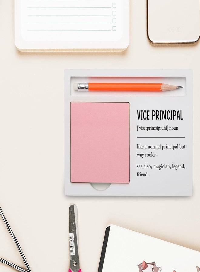 TRCENDE Vice Principal Gift Desk Organizer Funny and Heartfelt Note Pad Holder for Back to School Retirement Promotion, Appreciation Cool Assistant Principal Desk Decor XBCT4 - Image 2