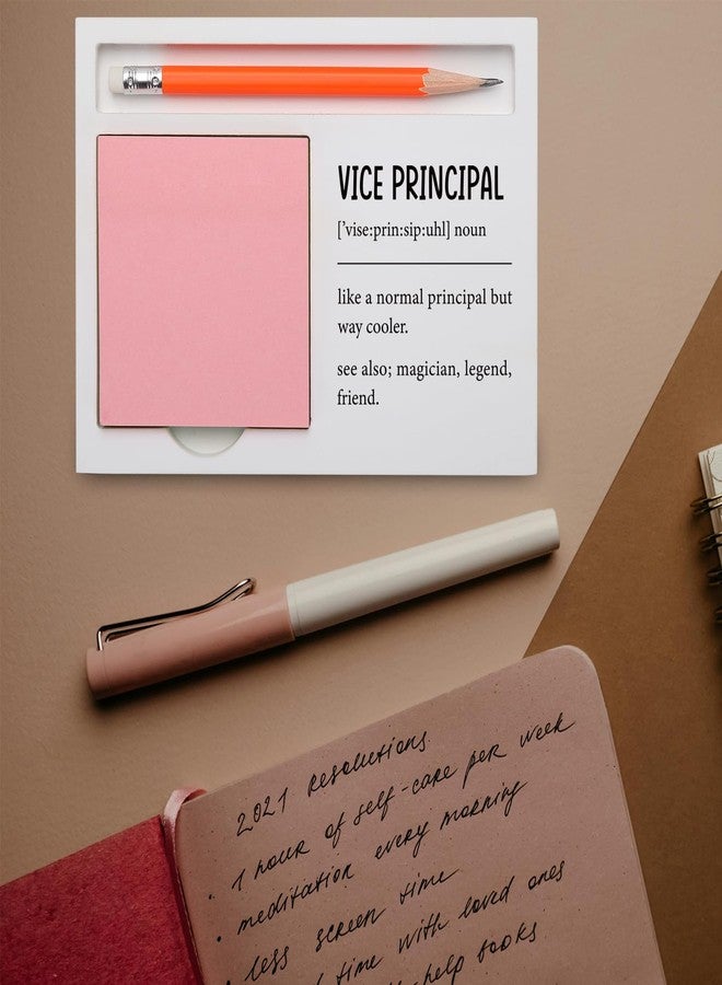 TRCENDE Vice Principal Gift Desk Organizer Funny and Heartfelt Note Pad Holder for Back to School Retirement Promotion, Appreciation Cool Assistant Principal Desk Decor XBCT4 - Image 4