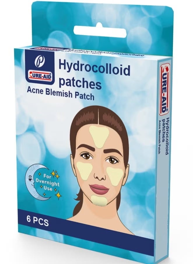 Cure aid Hydrocolloid Patches 6pcs