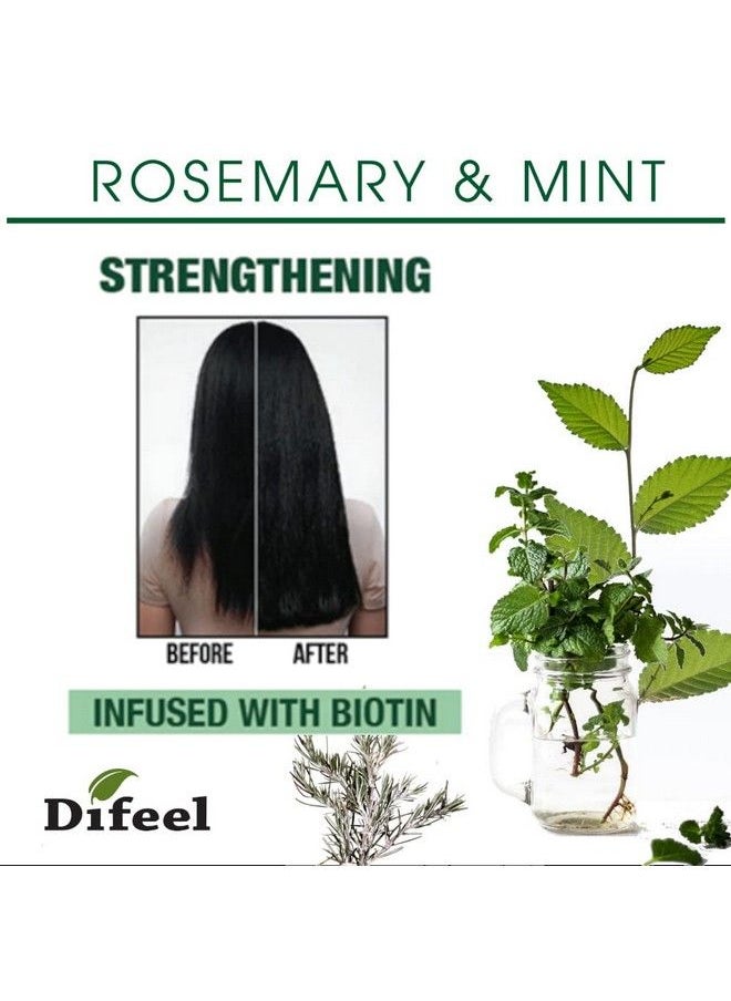 difeel - Rosemary And Mint Root Stimulator With Biotin 2.5 Oz. Hair Growth Scalp Treatment Rosemary Mint Oil For Hair Growth - Image 1