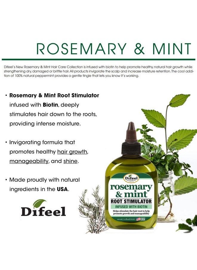 difeel - Rosemary And Mint Root Stimulator With Biotin 2.5 Oz. Hair Growth Scalp Treatment Rosemary Mint Oil For Hair Growth - Image 1