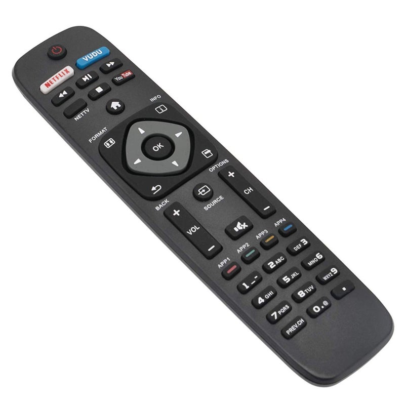 ELTRAZONE Replacement Remote Control for Philips 29PFL4908/F7 32PFL4908/F7 39PFL2608/F7 46PFL3608/F7 46PFL3908/F7 55PFL6902/F7 65PFL6601/F7 65PFL6601/F7 65PFL6902 65PFL6902/F7 Smart TV with Battery - Image 1