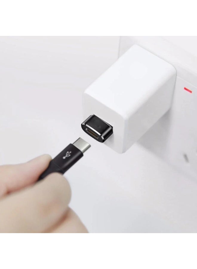 Stylish USB Type-C Adapter for Modern Devices – Sleek Black & Silver Design - Image 3