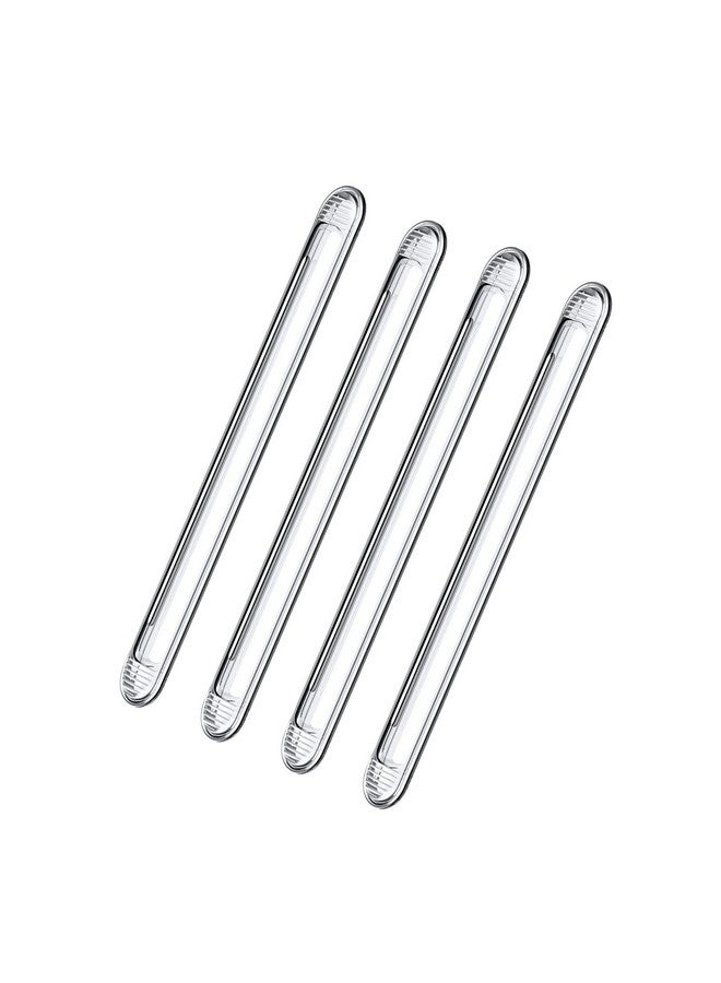 xuenair Cabinet Door Bumper, Clear Silicone Rubber Door Stopper Wall Protector, Adhesive Bumpers for Car Doors Drawers Shower Doors Toilet Lid (I-Long) - Image 1