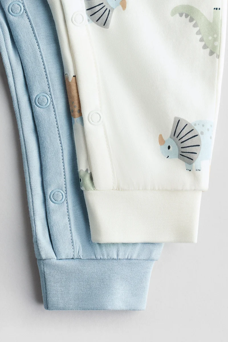 H&M 2-pack patterned cotton pyjamas