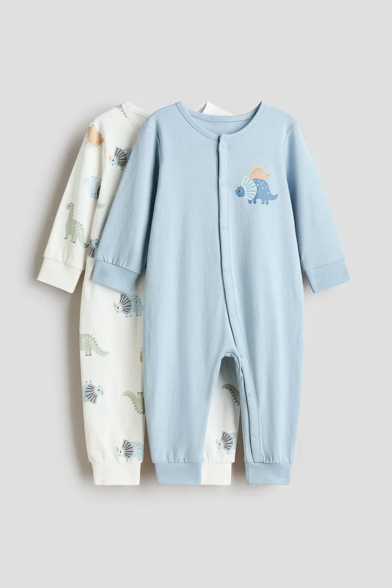 H&M 2-pack patterned cotton pyjamas
