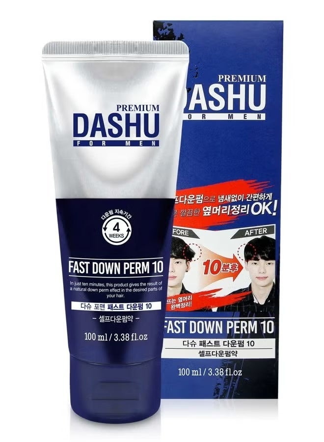 DASHU For Men Premium Fast Down Perm 10, 100ml - Image 1