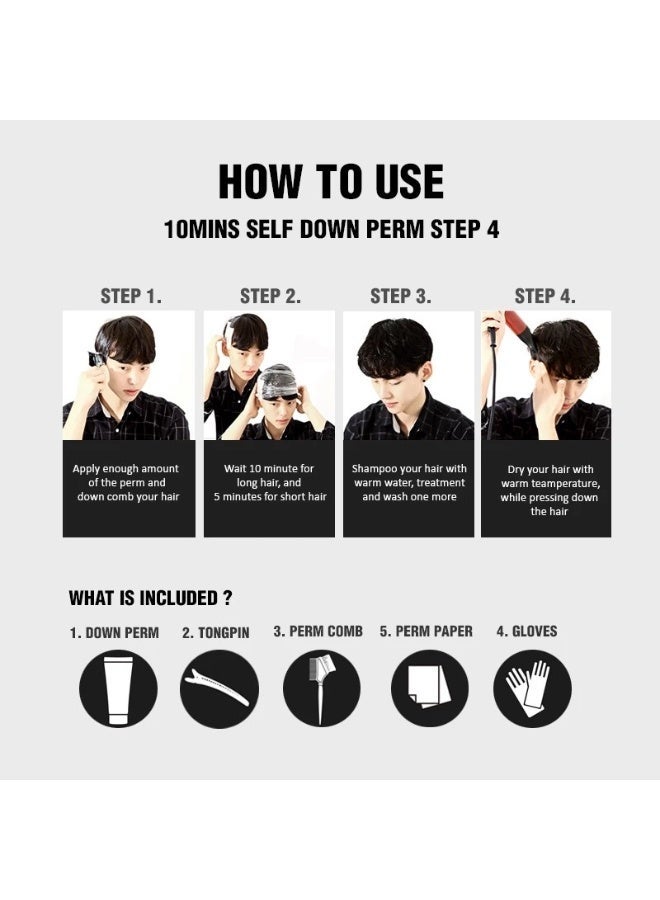 DASHU For Men Premium Fast Down Perm 10, 100ml - Image 5