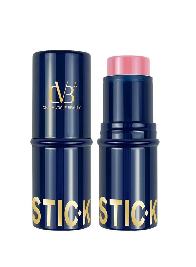 CVB Blush Stick | Creamy Matte Blush for Easy Glide-On Application | Buildable Cheek Color for Natural Rosy Glow
