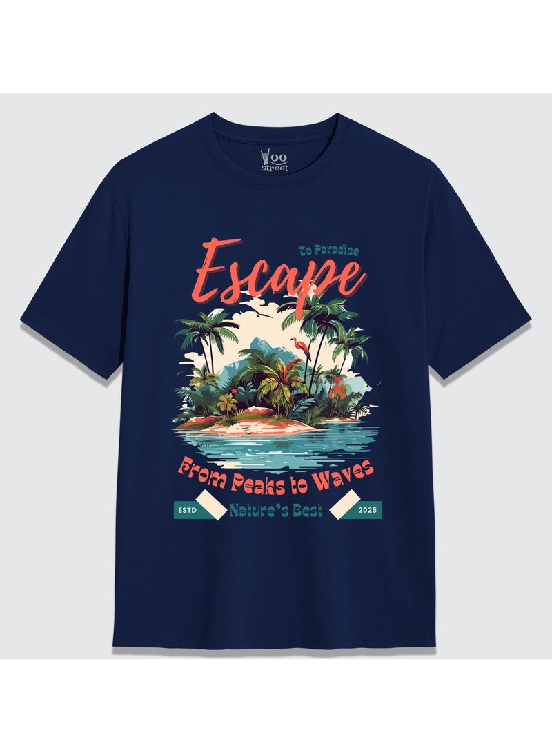 Yoo Street Yoo Street Summer California Europe T-Shirts – Pack of 4 – Cool Vibes for Sunny Days  - Image 2