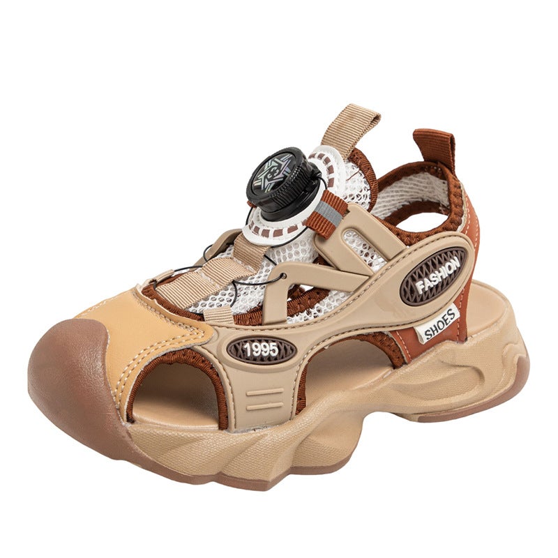 Boys' Toe-Toe Sandals Summer Sports Beach Shoes For Middle And Large Boys Soft-Soled Children'S Sandals - Image 1