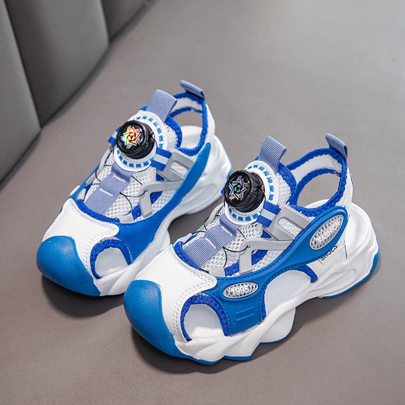 Boys' Toe-Toe Sandals Summer Sports Beach Shoes For Middle And Large Boys Soft-Soled Children'S Sandals - Image 4