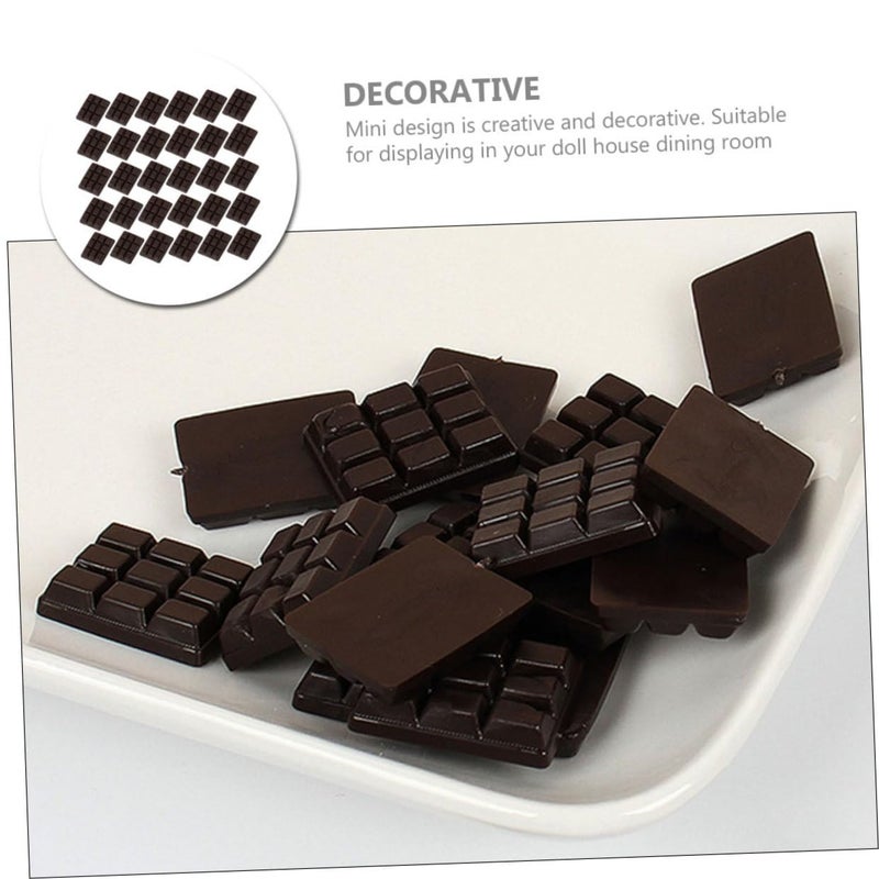 5 Sets Miniature Chocolate Decorations Realistic Food Props For Crafts Photos - Image 5