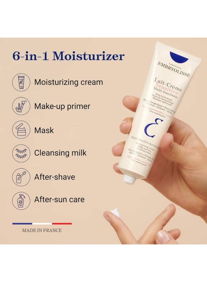 إمبريوليس Lait Crème Sensitive - 7-in-1 multi-functional hydrating and nourishing moisturizer, Face & Body, Fragrance free - 100 ml - Image 3