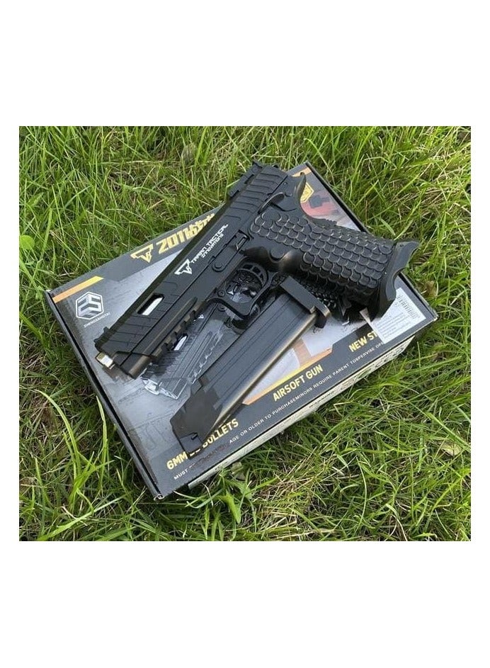 Falcon pistol, 6mm metal, with black comb magazine  - Image 1